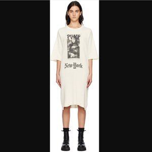 R13 Off-White 'Punk NYC' Minidress